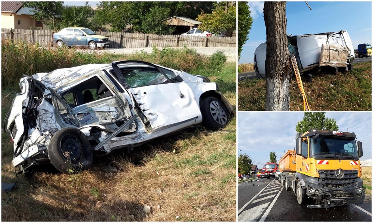 Accident cu cinci victime la Războieni, Iași