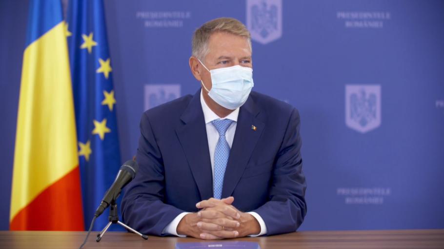 Președintele României, Klaus Iohannis Autoritățile nu pot reduce riscul de infectare la zero