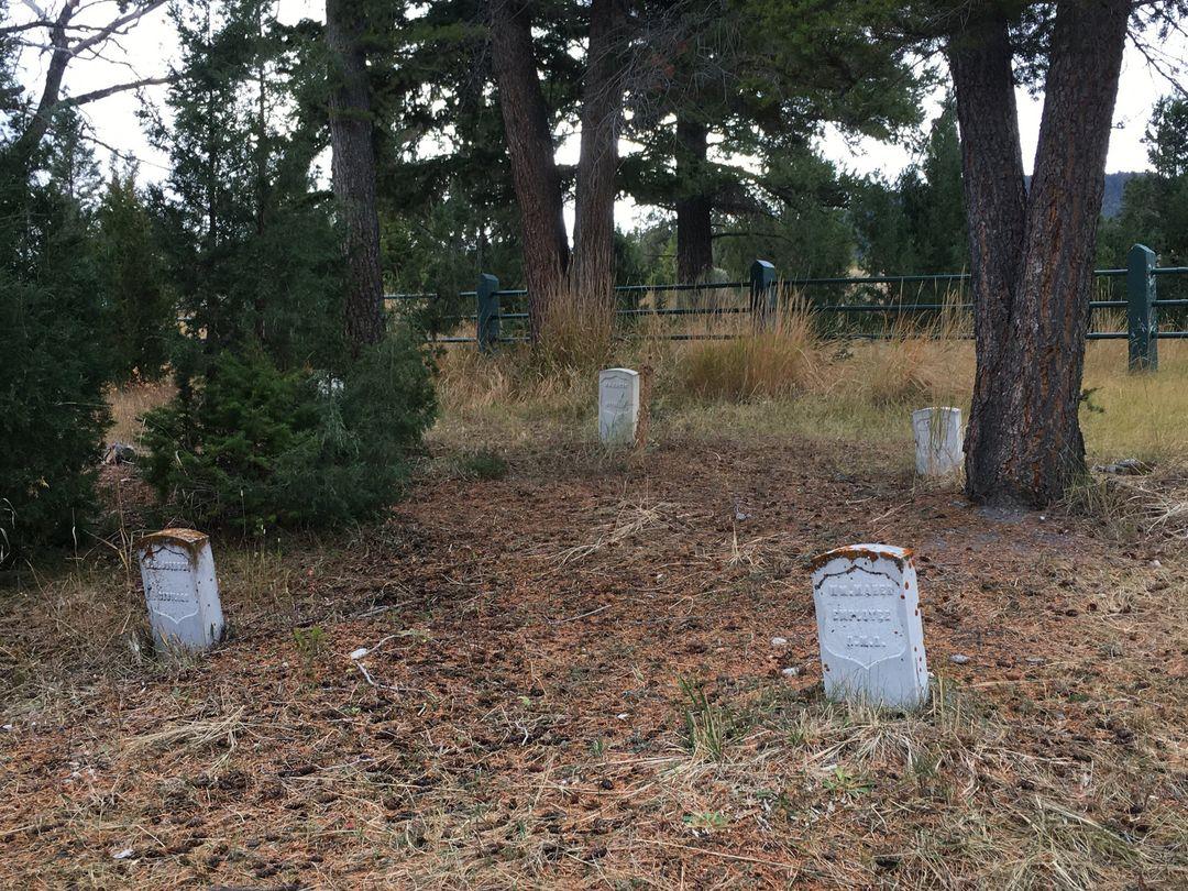 Cimitirul din cadrul Parcului Național Yellowstone Cimitirul din cadrul Parcului Național Yellowstone