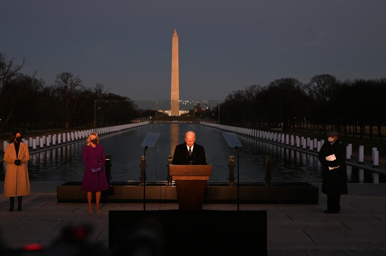 Joe Biden, susținând primul său discurs la Washington Joe Biden, susținând primul său discurs la Washington