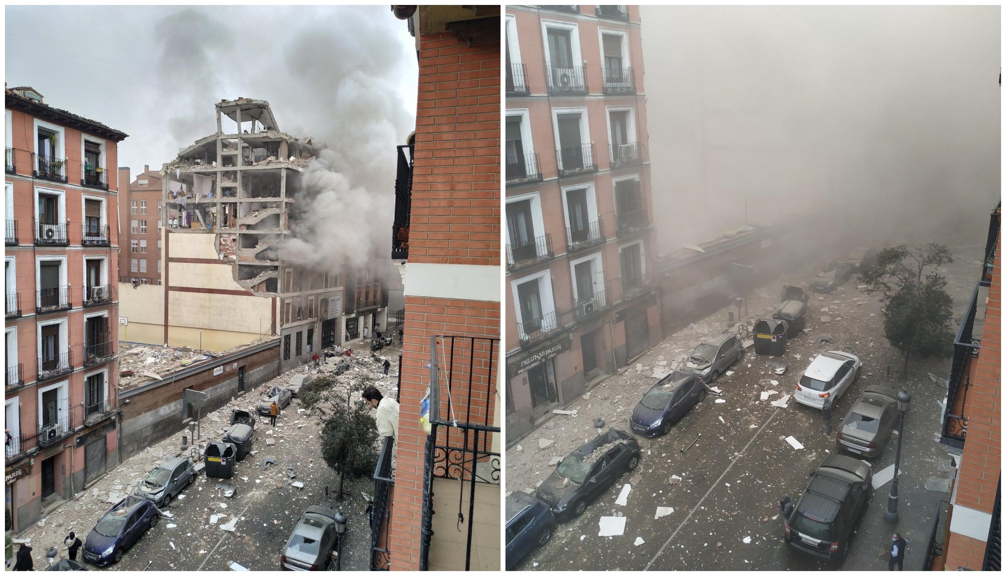 Explozie violentă în Madrid