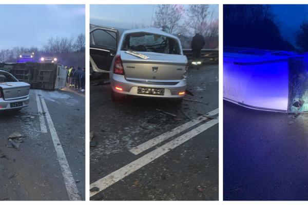 Victimele accidentului din judeţul Bacău au fost transportate la spitalul din Oneşti