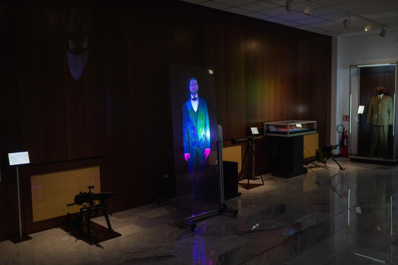 Nicolae Bălcescu a prins viață într-o hologramă în mărime naturală, la Sibiu (p)