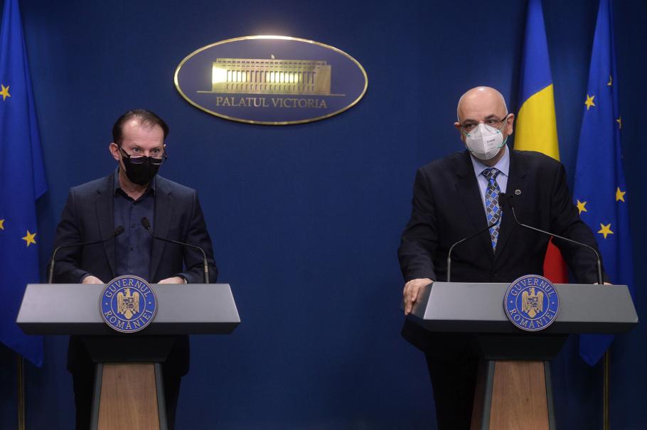 Florin Cîțu și Raed Arafat Florin Cîțu și Raed Arafat