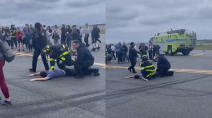 Imagini de la faţa locului