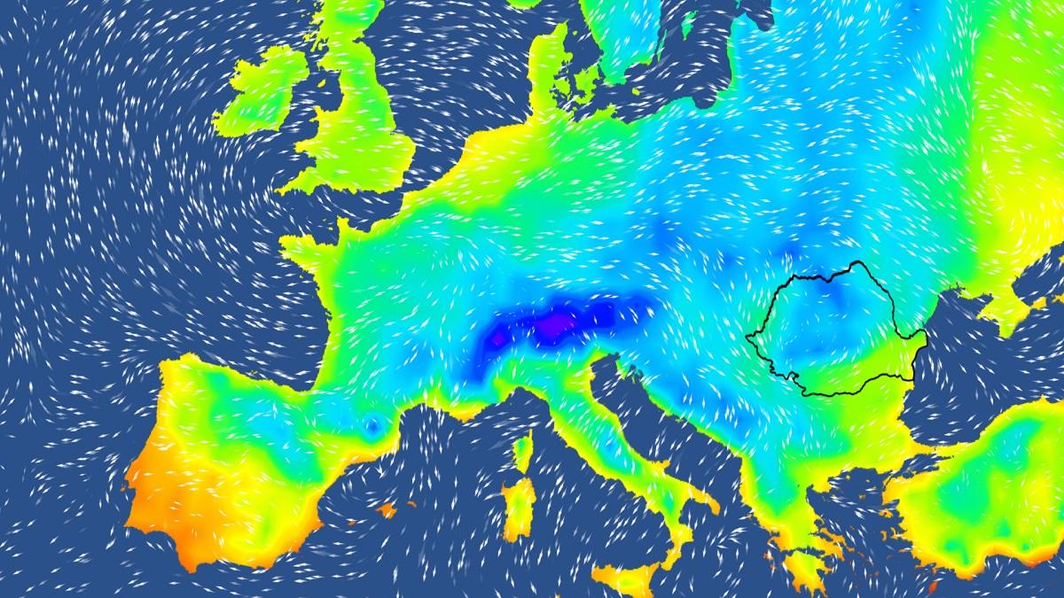 Vremea 11 - 24 octombrie 2021. Se încălzește la sfârșitul lunii Harta temperaturilor în Europa