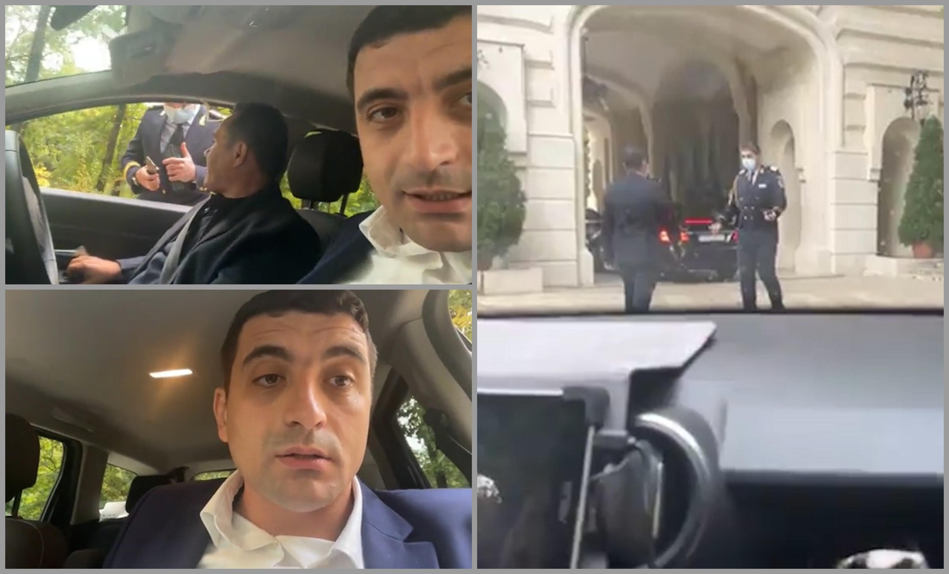 George Simion nu a fost lăsat să filmeze în Palatul Cotroceni George Simion nu a fost lăsat să filmeze în Palatul Cotroceni