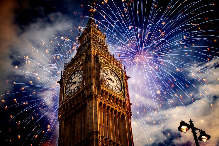 Focuri de artificii în Londra Focuri de artificii în Londra