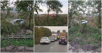 Accidentul a avut loc duminică dimineaţa