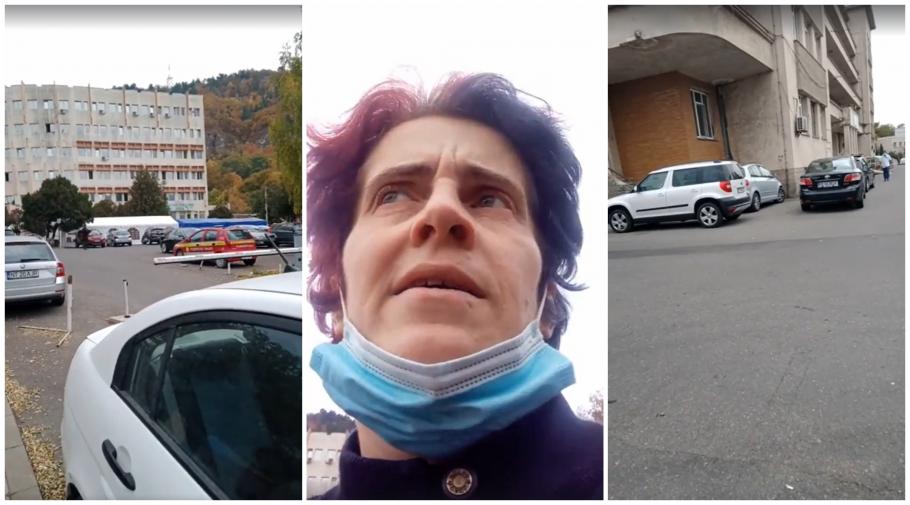Pe Facebook, într-o transmisiune live, o femeie se plimbă în jurul spitalului modular din Piatra Neamţ şi afirmă că acesta este gol Pe Facebook, într-o transmisiune live, o femeie se plimbă în jurul spitalului modular din Piatra Neamţ şi afirmă că acesta este gol