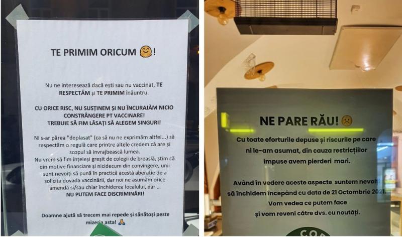 Brutăria din Brașov cu mesajul viral anti-restricții ”Te primim oricum!” s-a închis. Anunțul făcut de patronul afacerii Brutăria din Brașov cu mesajul viral anti-restricții ”Te primim oricum!” s-a închis. Anunțul făcut de patronul afacerii