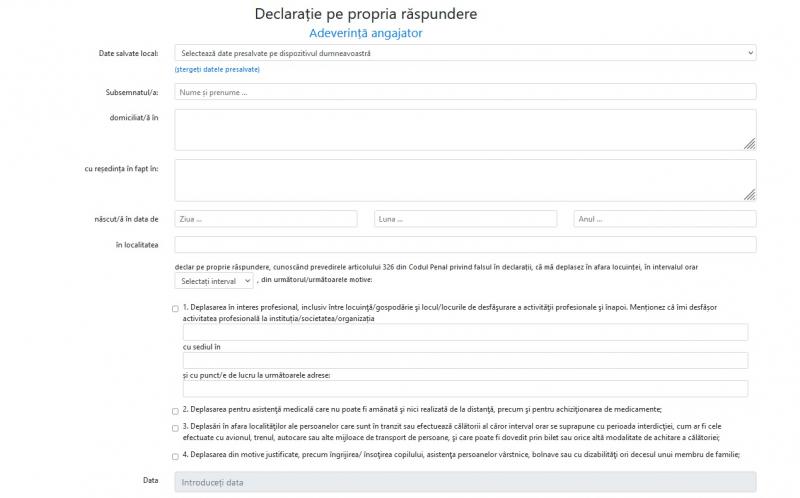 Model de declaraţie pe proprie răspundere. Cum arată şi de unde poţi descărca documentul Model de declaraţie pe proprie răspundere. Cum arată şi de unde poţi descărca documentul