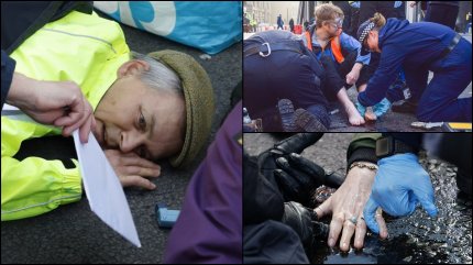 Proteste ale activiştilor de mediu, în centrul Londrei