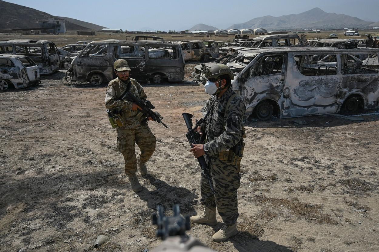 Unitatea 313 a talibanilor, în fosta bază CIA din Afganistan (6 septembrie 2021)