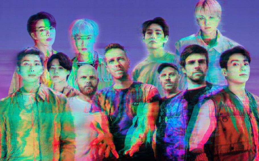 BTS Trupa Coldplay, alături de BTS