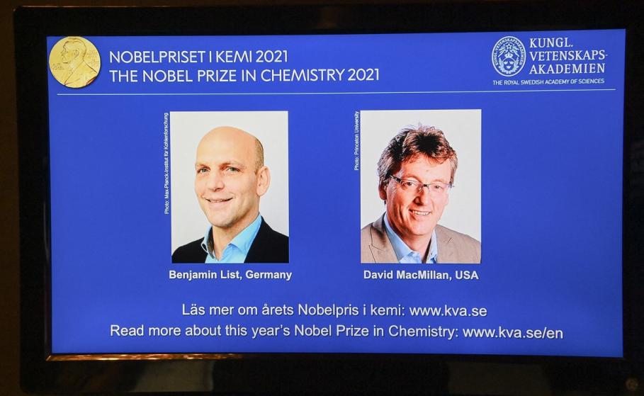Premiul Nobel pentru Chimie 2021. Benjamin List și David MacMillan, premiați pentru dezvoltarea organo-catalizei asimetrice Premiul Nobel pentru Chimie 2021. Benjamin List și David MacMillan, premiați pentru dezvoltarea organo-catalizei asimetrice