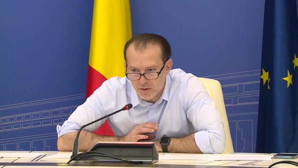 Florin Cîţu, declaraţii la Palatul Victoria