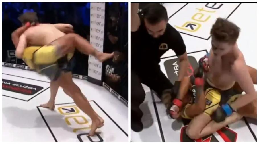 Lupta MMA între o femeie şi un bărbat, aspru criticată pe Internet Lupta MMA între o femeie şi un bărbat, aspru criticată pe Internet