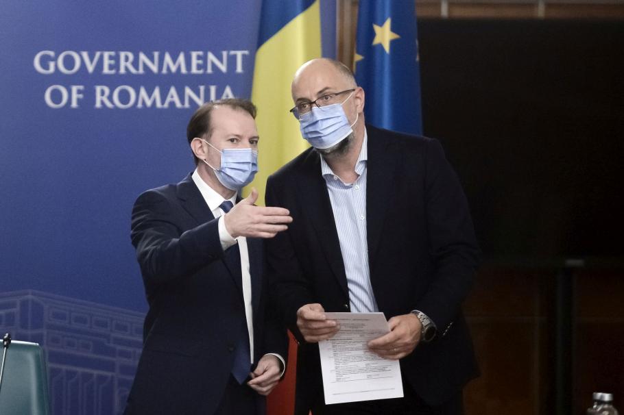 Ce ministere ar putea apărea în guvernul PNL-PSD-UDMR. Discuţiile s-au blocat la funcţia de premier Premierul Florin Citu (S) si vicepremierul, Kelemen Hunor (D), discuta inainte de sedinta de Guvern, la Palatul Victoria