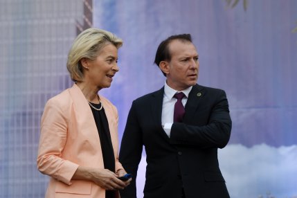 Ursula von der Leyen şi Florin Cîţu, după aprobarea PNRR pentru România de către UE