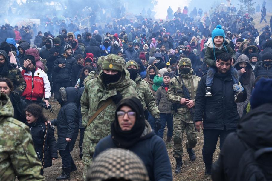 migranți la frontiera Poloniei cu Belarus criza refugiaților din Belarus