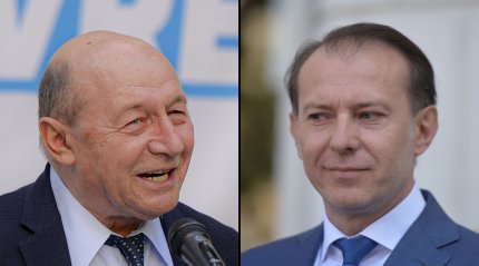 Traian Băsescu și Florin Cîțu - colaj