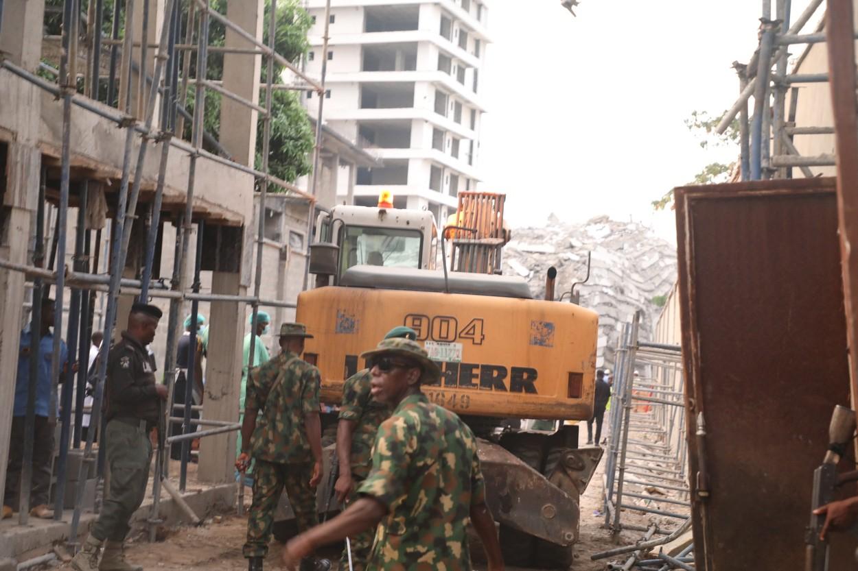 Clădire prăbuşită în Nigeria