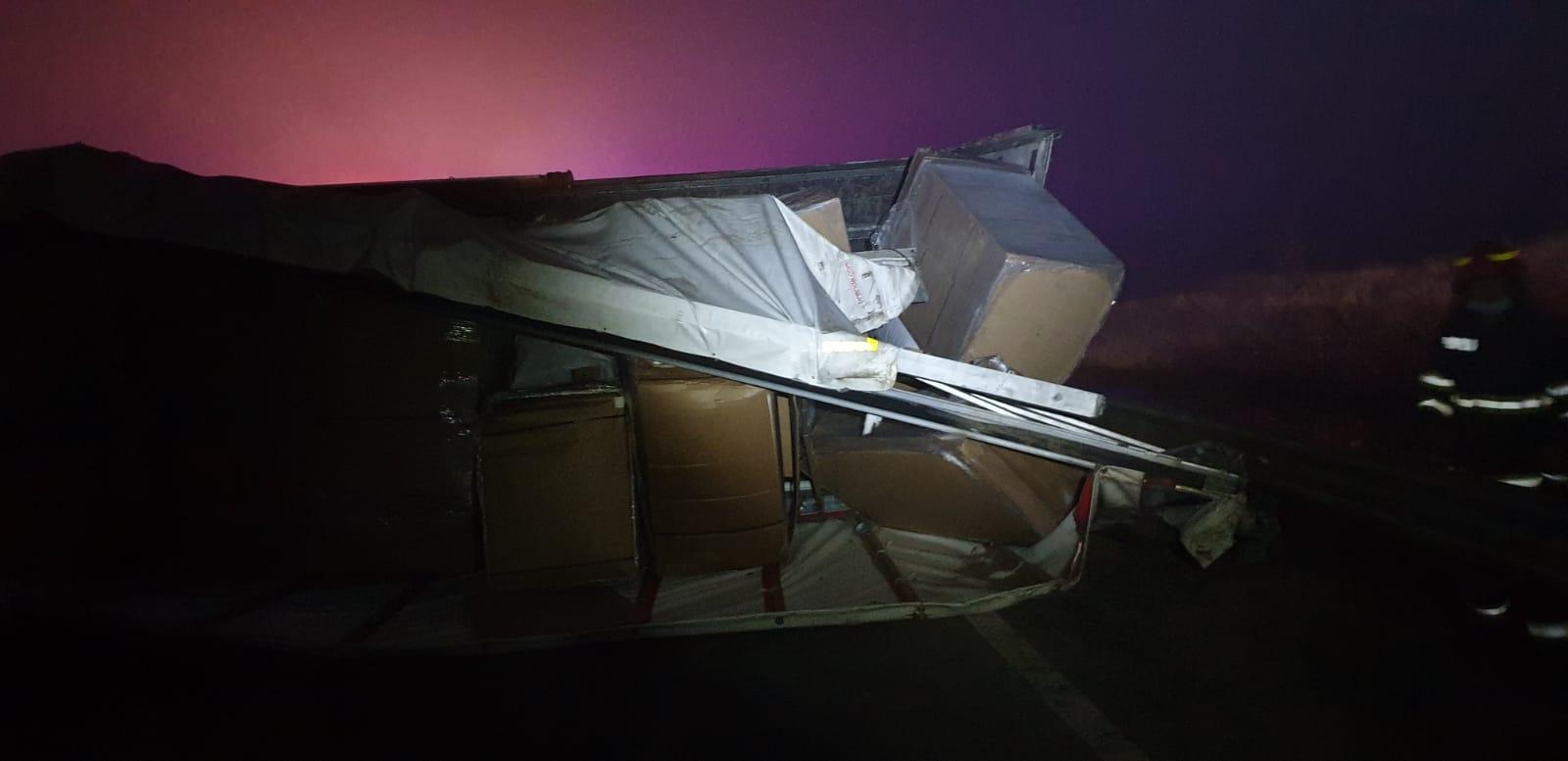 Şoferul a ajuns la spital