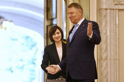 Klaus Iohannis și Maia Sandu