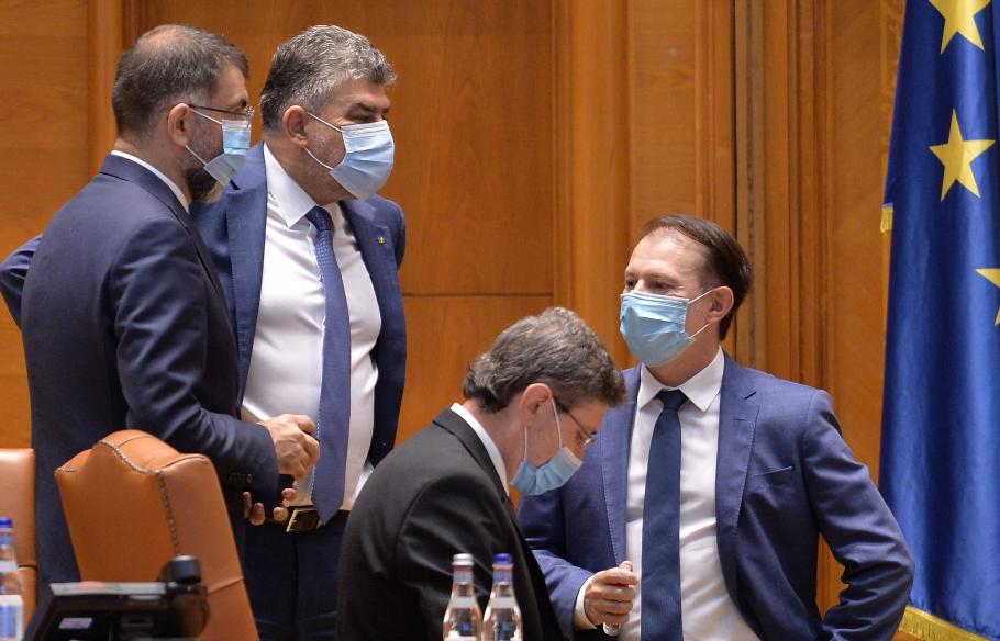 Marcel Ciolacu și Florin Cîțu Marcel Ciolacu și Florin Cîțu, în Parlament