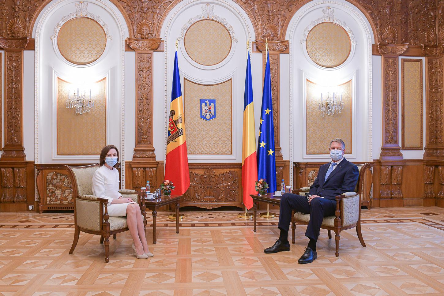Maia Sandu s-a aflat în vizită oficială în România, la invitaţia lui Klaus Iohannis