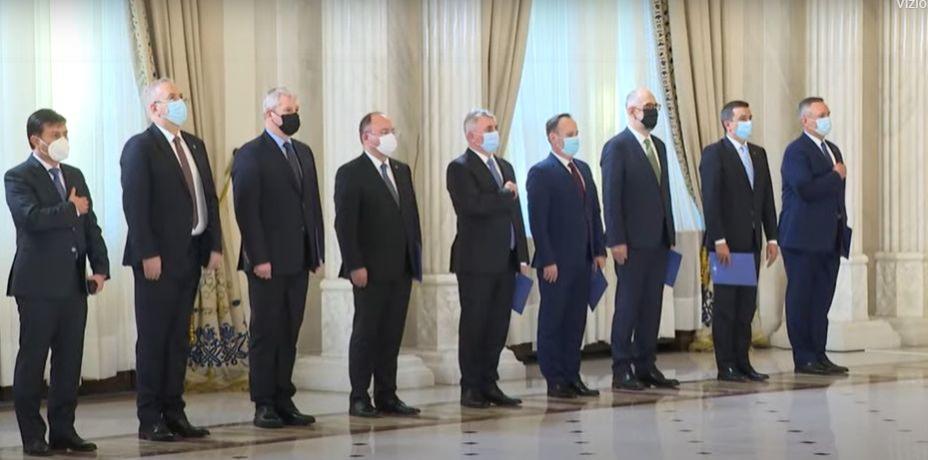 Miniştrii Cabinetului Ciucă au depus jurământul la Palatul Cotroceni