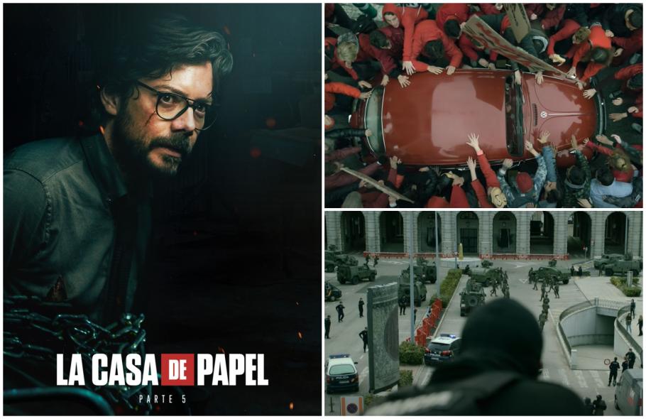 La Casa de Papel, sezonul 5, volumul 2, va fi lansat pe 3 decembrie. La Casa de Papel, sezonul 5, volumul 2, va fi lansat pe 3 decembrie.