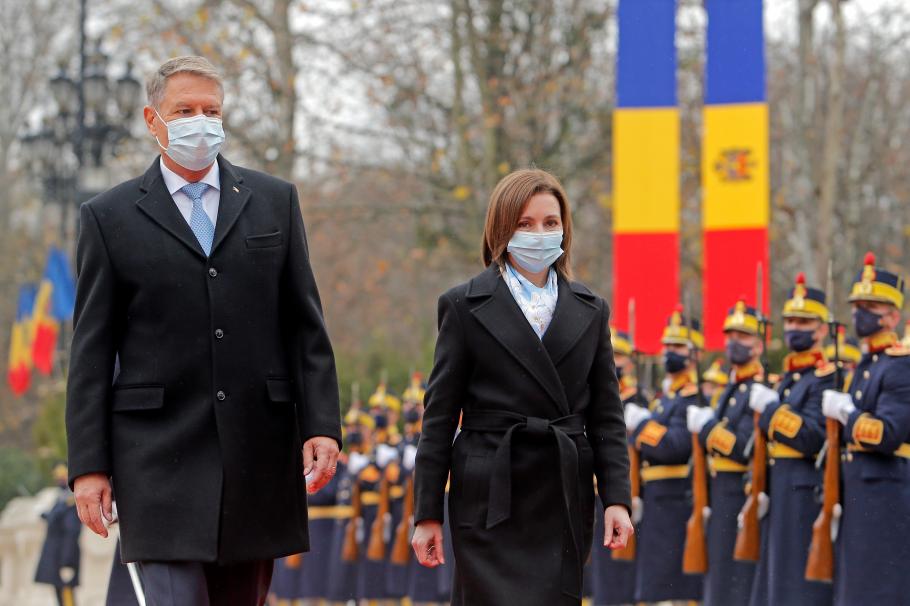 Klaus Iohannis şi Maia Sandu Klaus Iohannis şi Maia Sandu