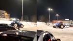 Drift-uri cu un tractor de deszăpezire, în Bacău. Primăria fusese amendată cu 3.000 de lei că nu a scos utilajele pe străzi | VIDEO