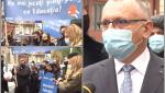 Proteste la Ministerul Educaţiei. Sorin Cîmpeanu, în faţa elevilor, săgeţi către ministerul Sănătăţii: "Subscriu total la toate solicitările lor"