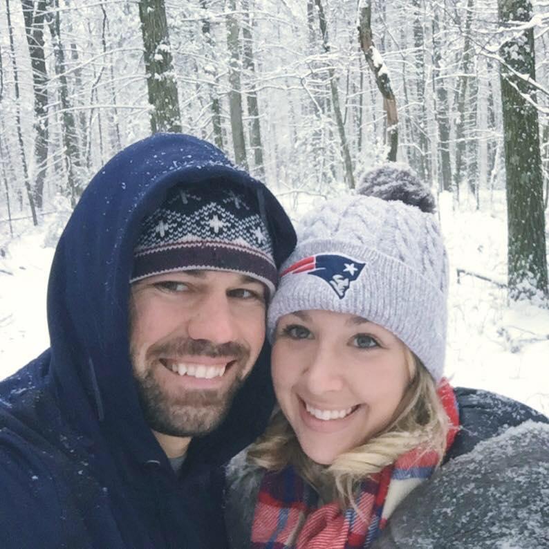 Haley Parke, alături de soţul ei