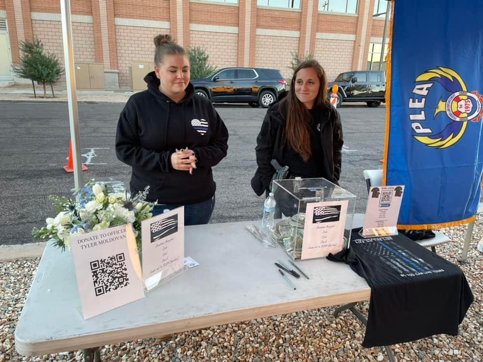 Apel la donații pentru Tyler Moldovan, polițistul din SUA de origine română împușcat într-o misiune