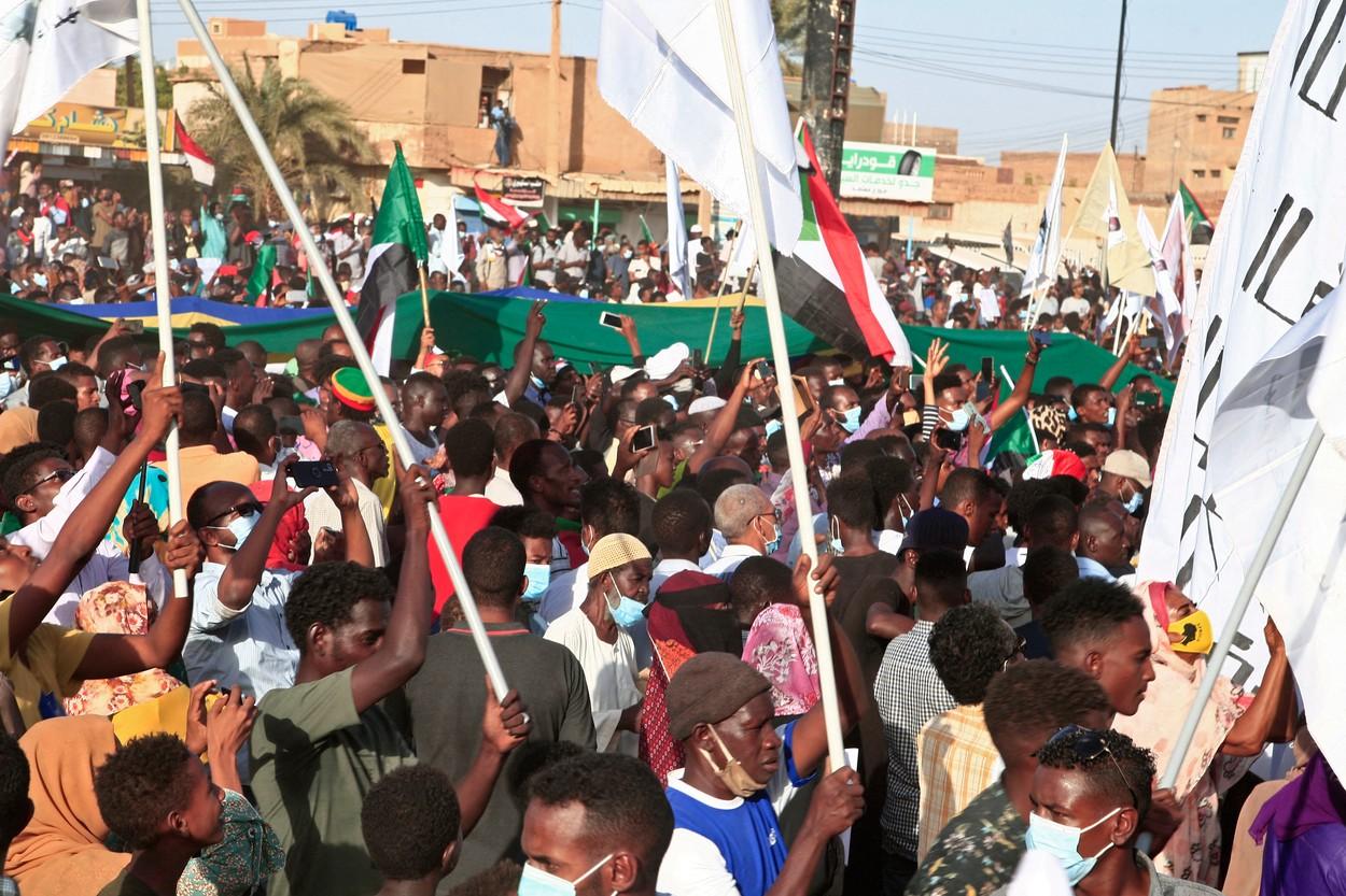 Protest în Sudan decembrie 2021