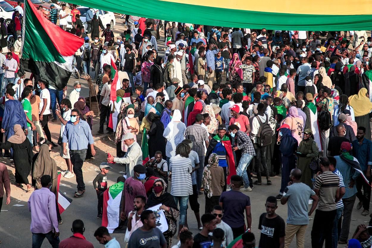 Protest în Sudan decembrie 2021