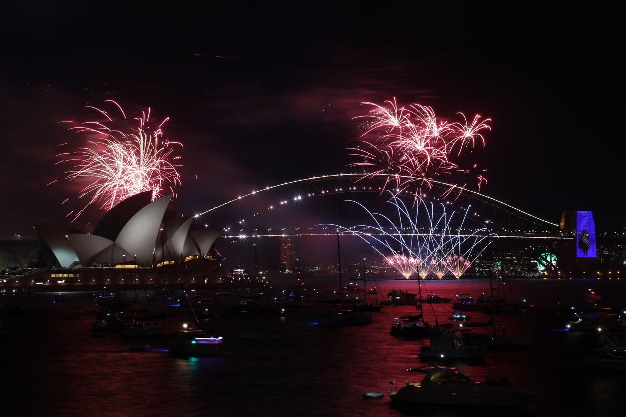 Focuri de artificii în Australia