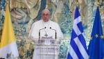 “Papa, eşti un eretic!" Suveranul Pontif, apostrofat de un preot ortodox în faţa Arhiepiscopiei din Atena | VIDEO