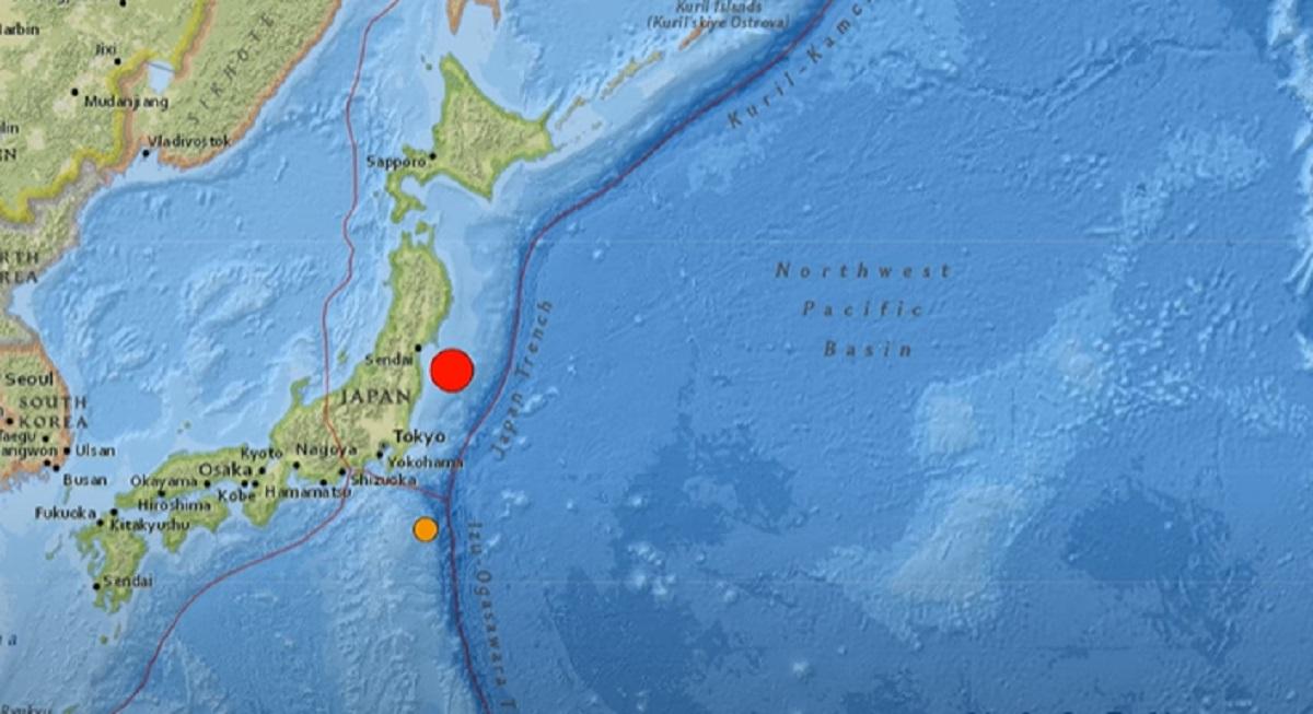 Harta seismică Seismul a avut loc pe teritoriul prefecturii Fukushima