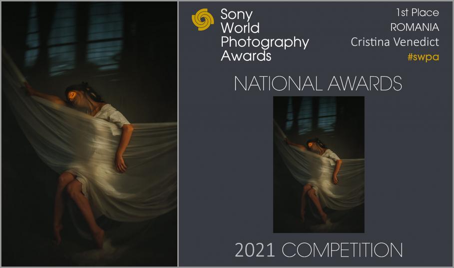 O româncă a câştigat un concurs internaţional de fotografie. „Sursa inspirației a fost pandemia și efectul ei asupra oamenilor” Fotografia ”Solitude” a fost premiată la 2021 Sony World Photography Awards