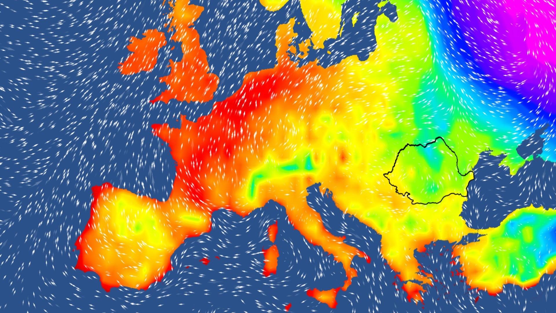 recorduri de temperatura în Europa