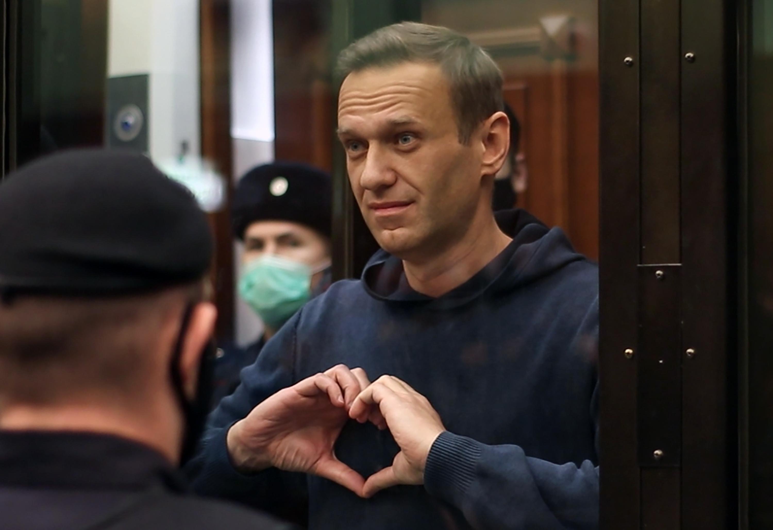 Alexei Navalnîi, în boxa condamnaților
