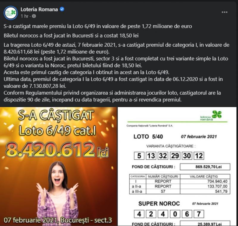 Loteria Română Loteria Română