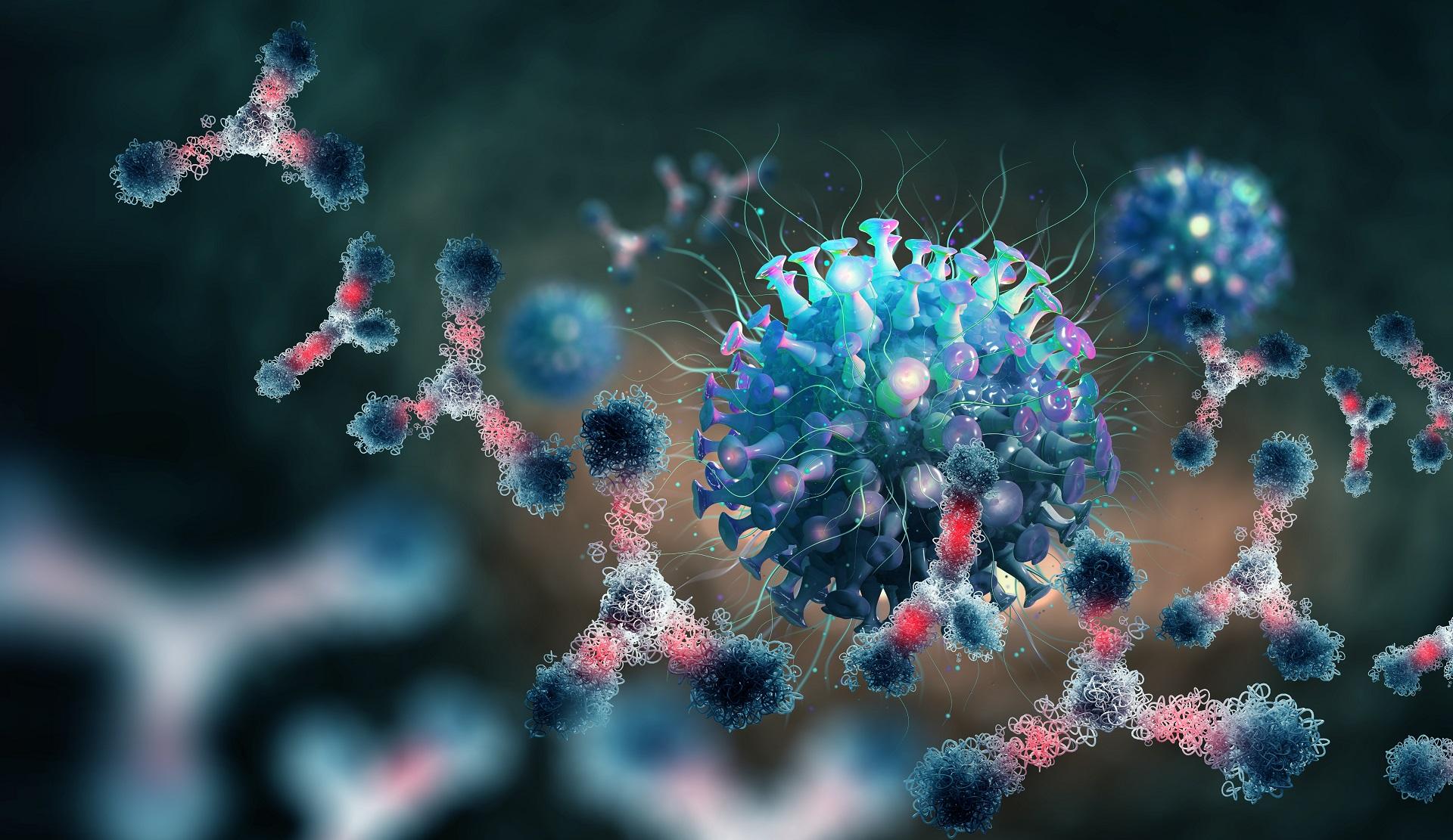 mutație coronavirus ilustrație virus