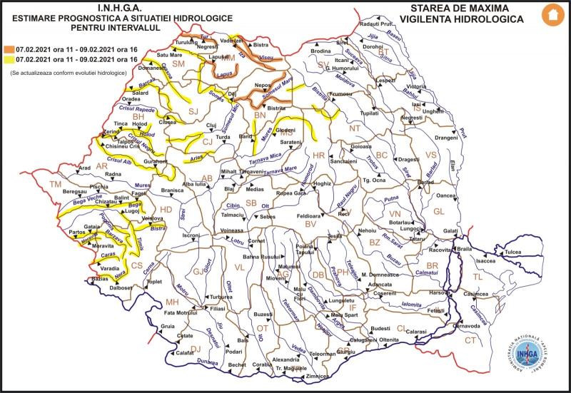 risc de inundații risc de inundații