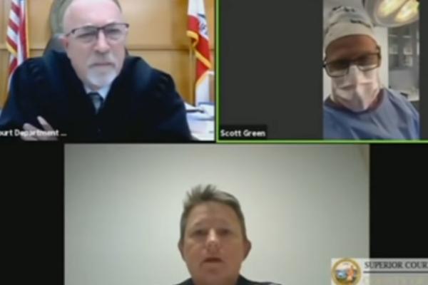 Domnul Green a declarat că este pregătit să facă față procesului său legat de o amendă din trafic.